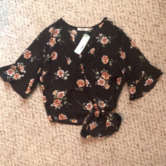 Lush Tops - NWT Lush Wrap Crop Top